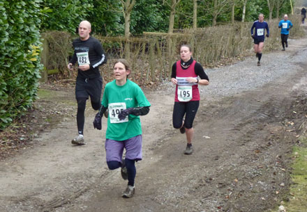 Lucia leads the Harrier charge for the line in The Terminator on Sunday, 24 February 2013.